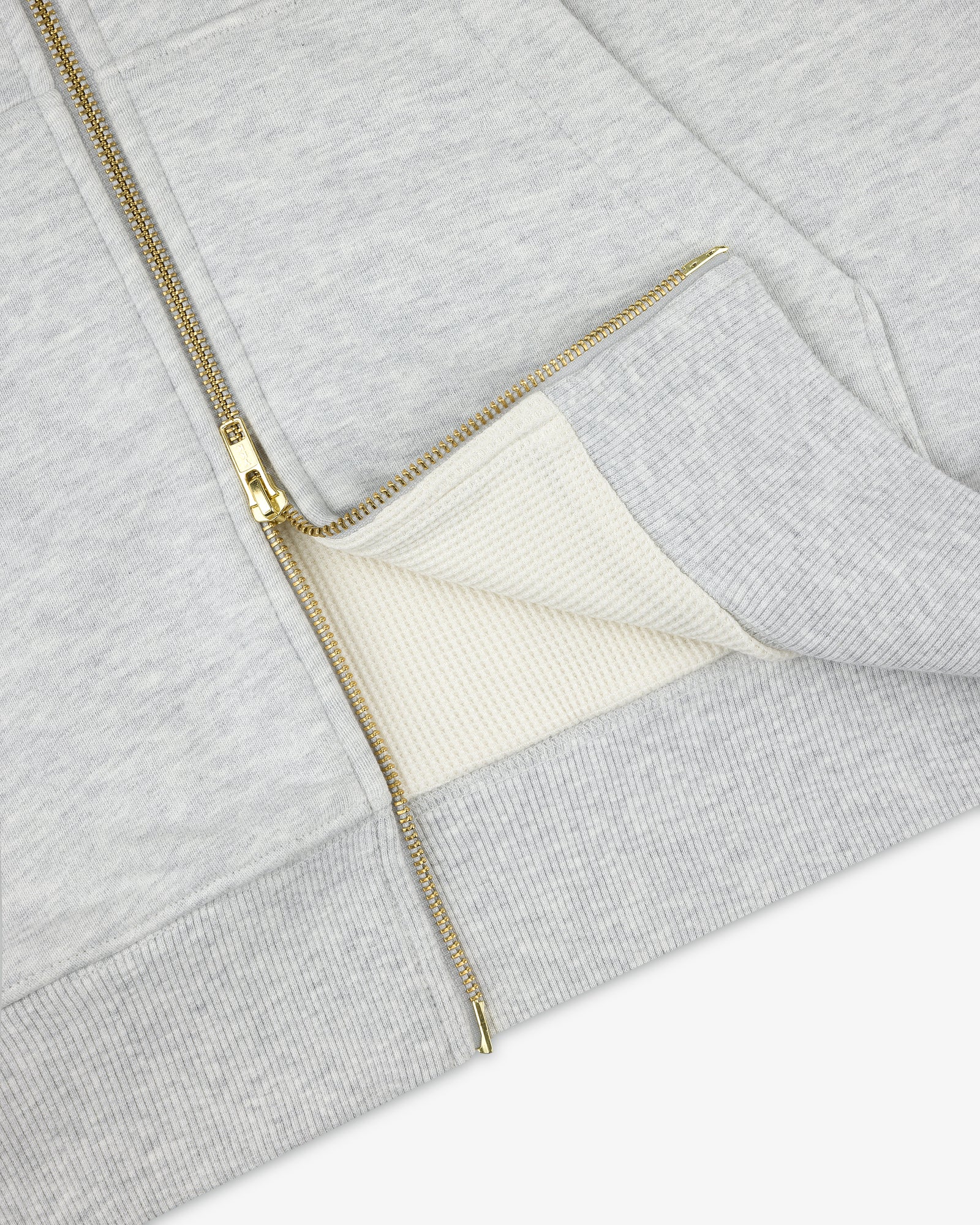 Unisphere Waffle Lined Full-Zip Hoodie – Aimé Leon Dore