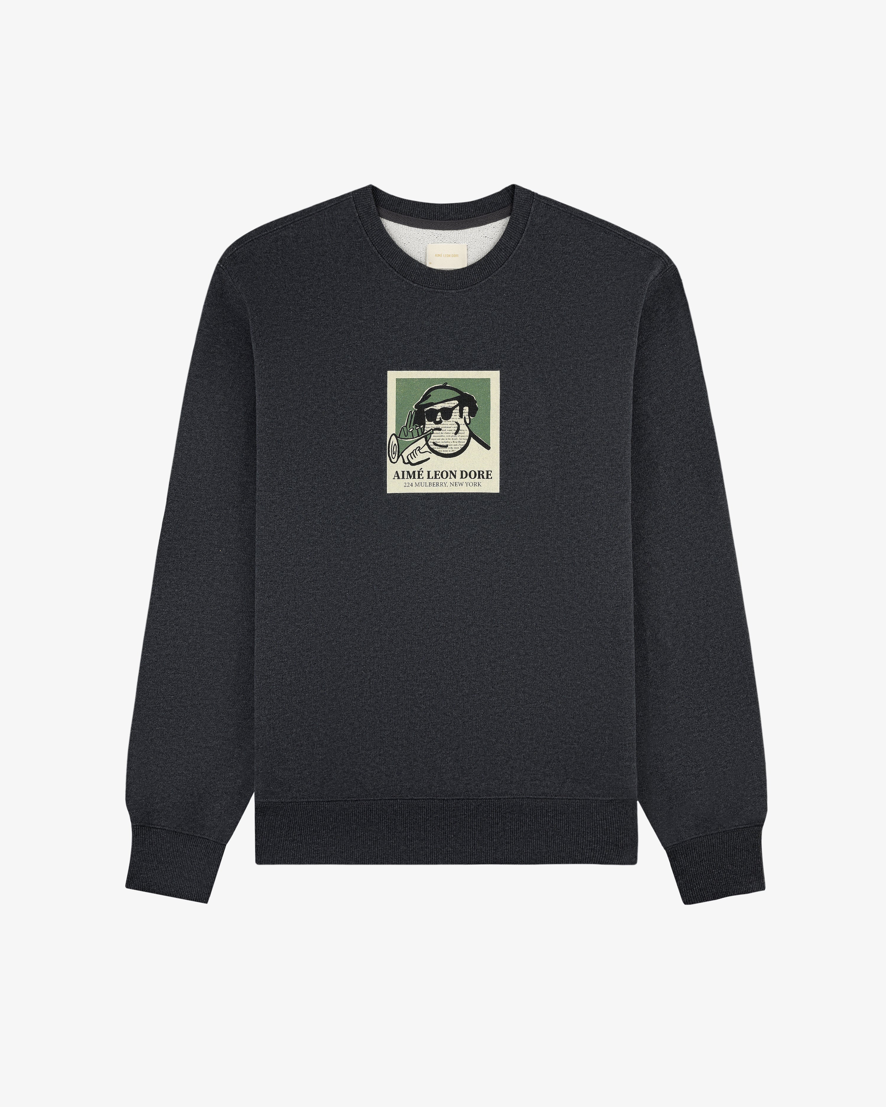 AIMÉ LEON DORE ダークグレー トレーナー M Musician Crewneck Sweatshirt – Aimé Leon Dore