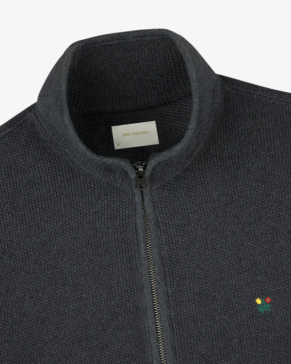 Crest Piqué Half-Zip Pullover