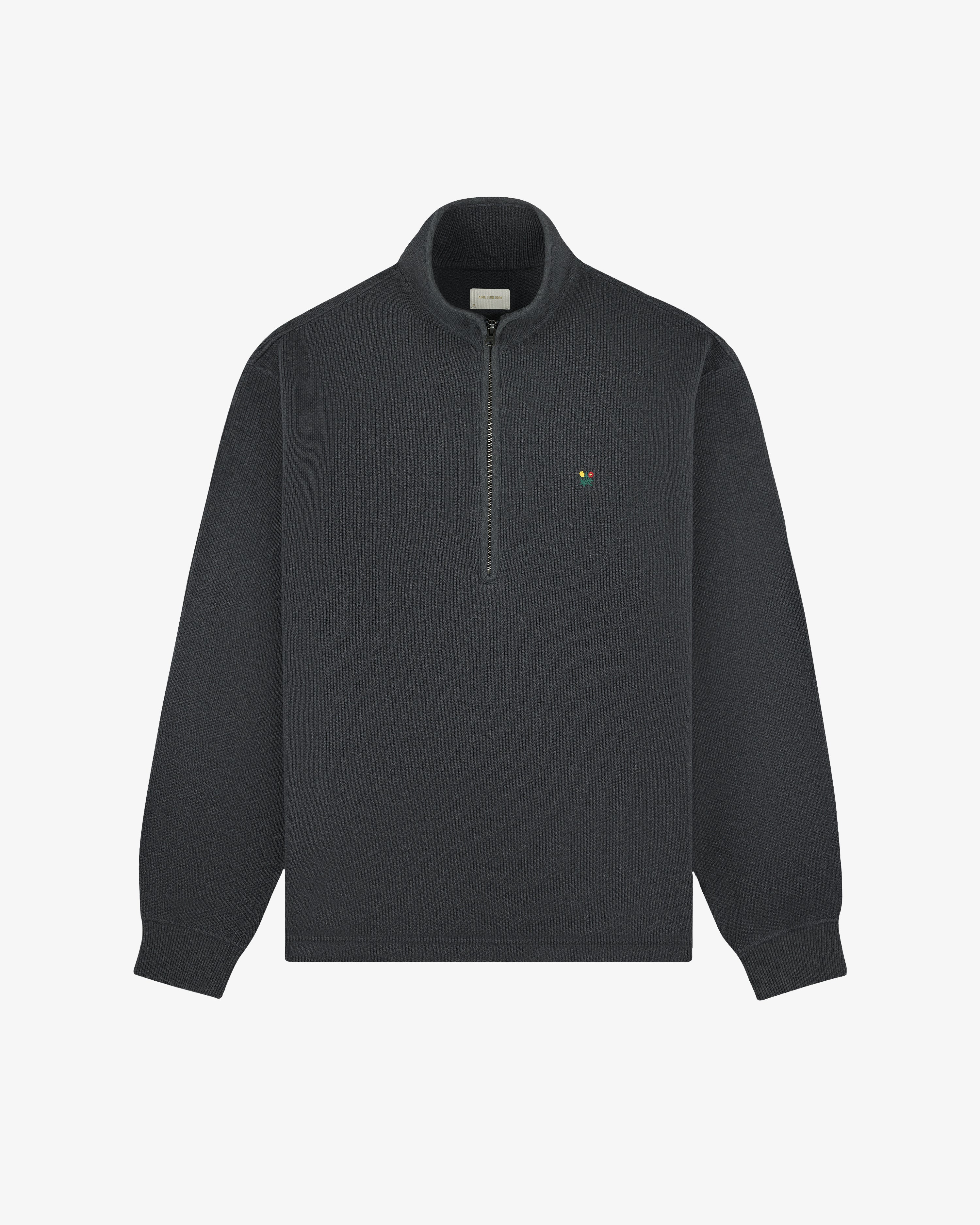 Crest Piqué Half-Zip Pullover – Aimé Leon Dore