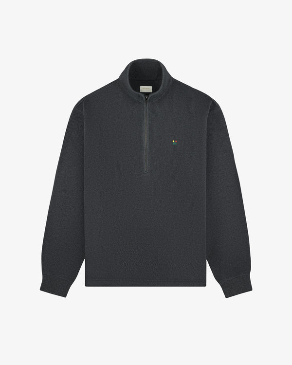 Crest Piqué Half-Zip Pullover