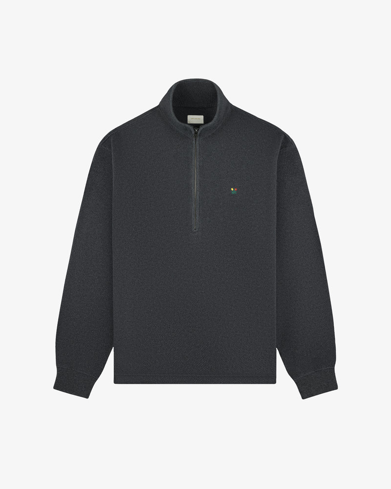 Crest Piqué Half-Zip Pullover