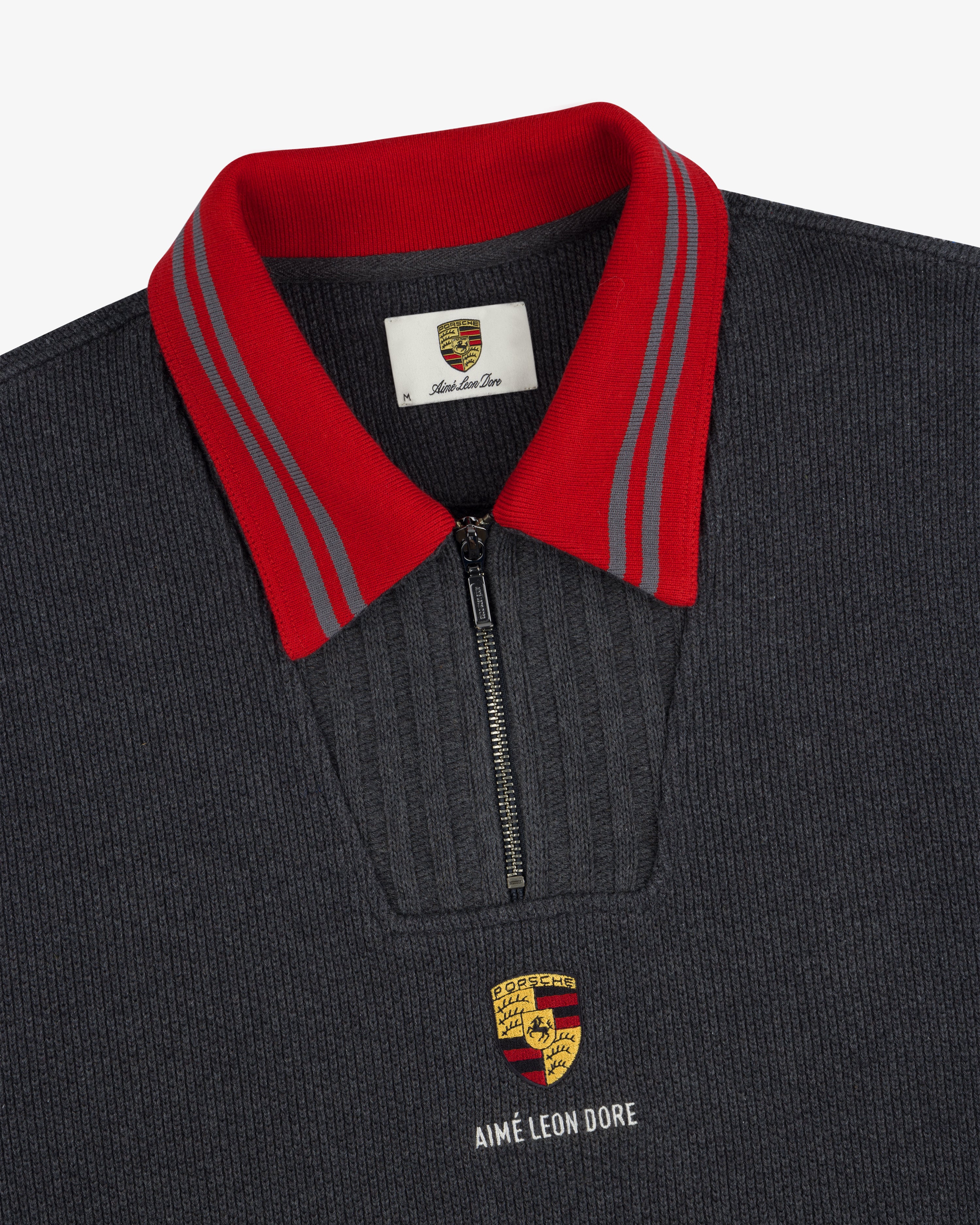 ALD / Porsche Jacquard Collar Quarter Zip Pullover – Aimé Leon Dore
