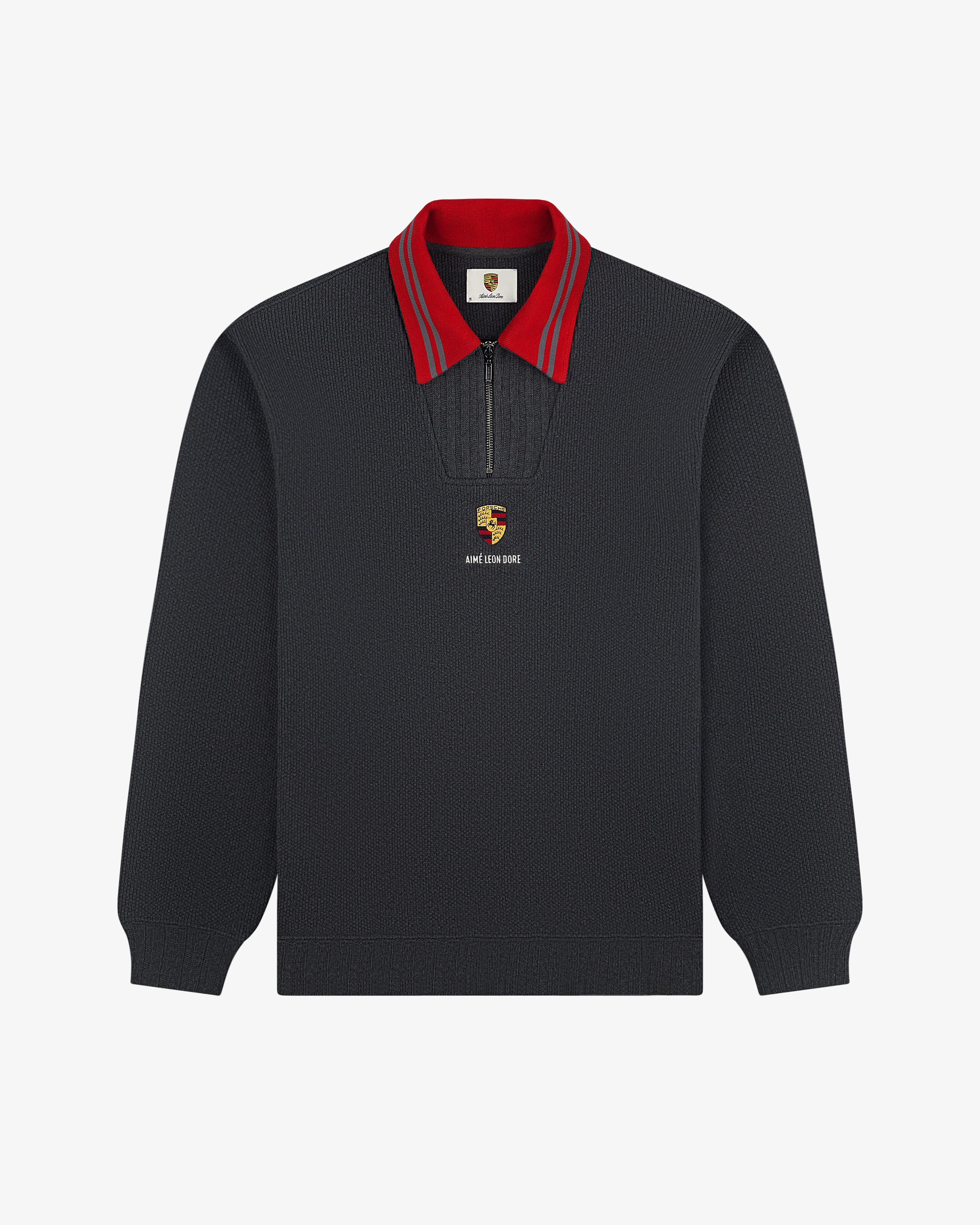 ALD / Porsche Jacquard Collar Quarter Zip Pullover – Aimé Leon Dore