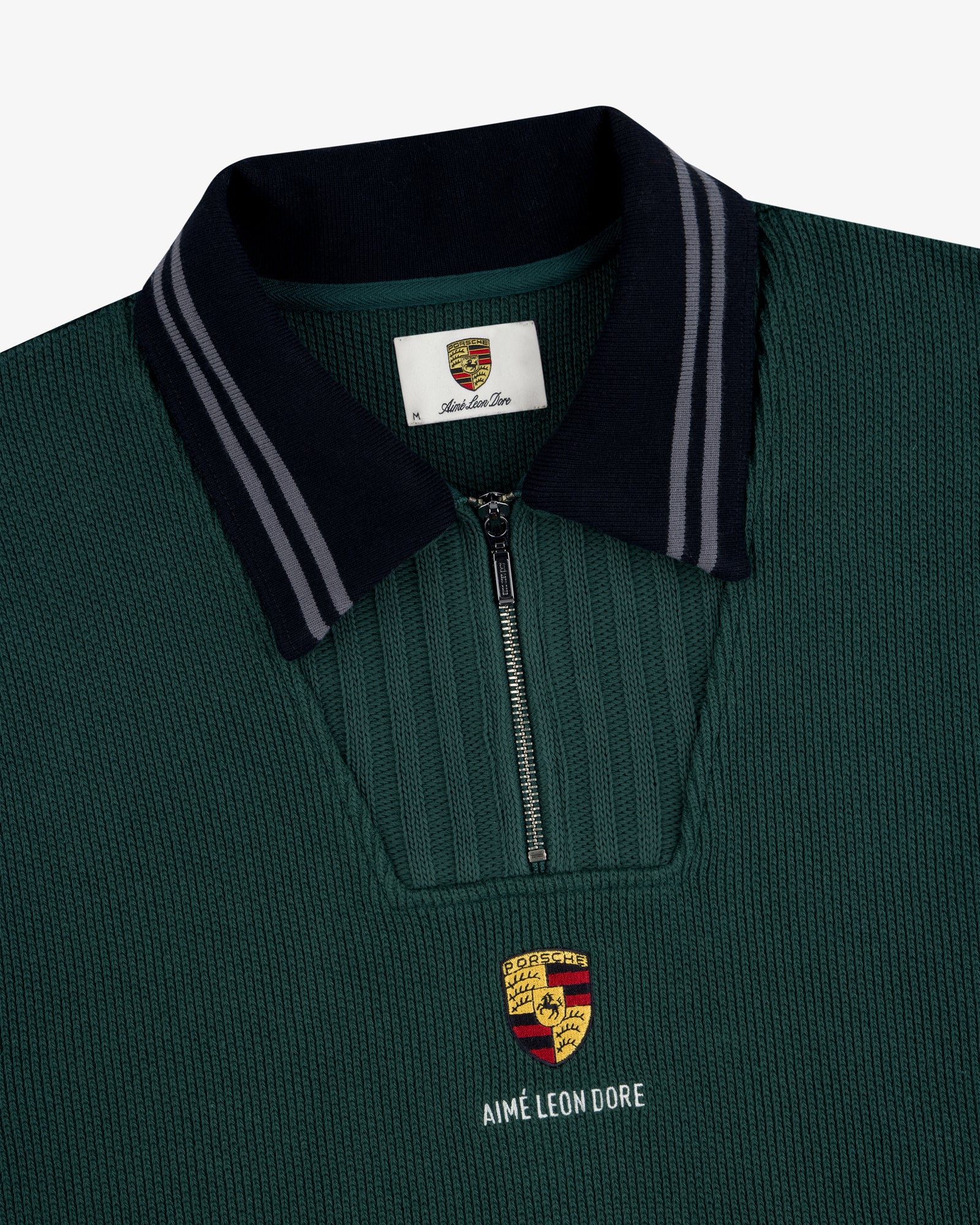 ALD / Porsche Jacquard Collar Quarter Zip Pullover