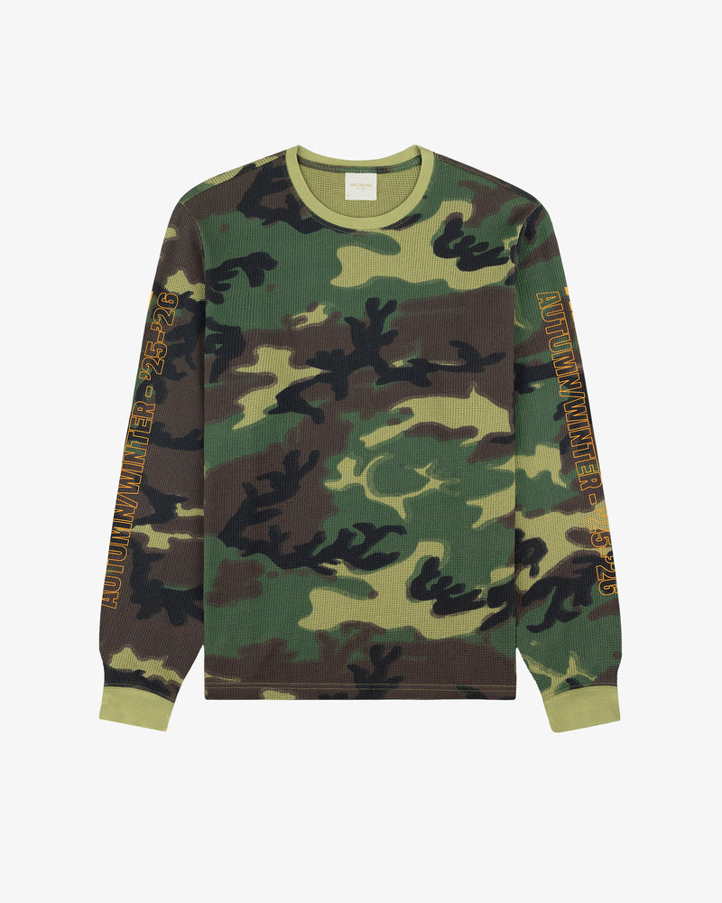 Printed Mesh Moto Tee