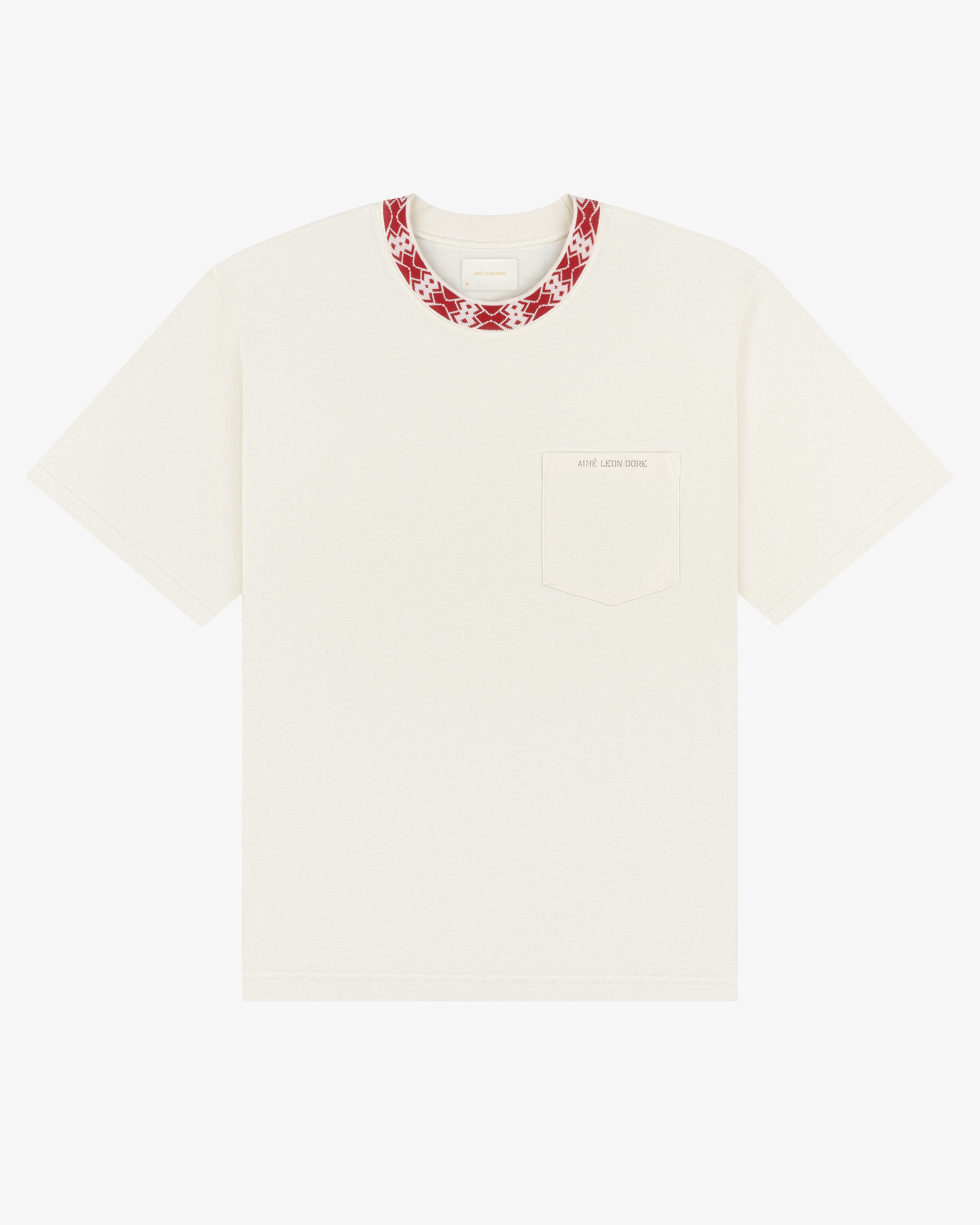 Jacquard Collar Pocket Tee – Aimé Leon Dore