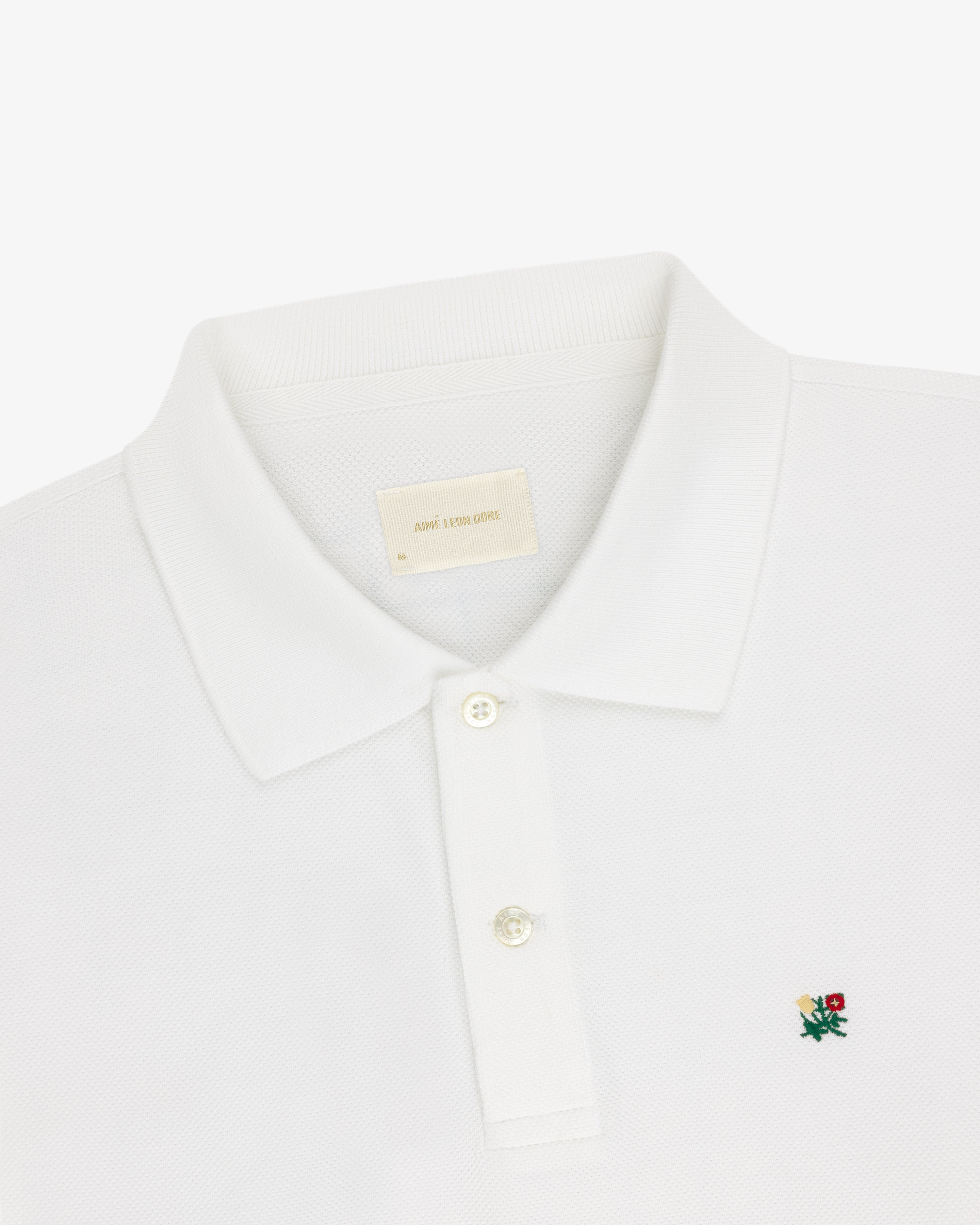 Long-Sleeve Crest Piqué Polo – Aimé Leon Dore