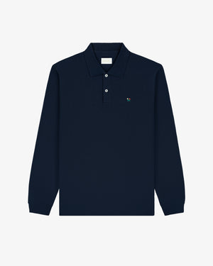 Long-Sleeve Crest Piqué Polo – Aimé Leon Dore