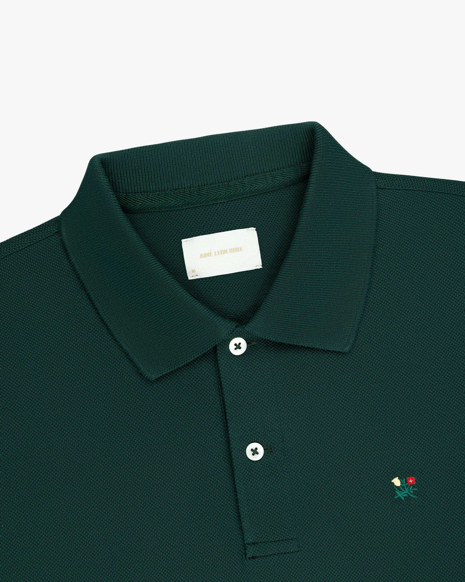 Long-Sleeve Crest   Piqué Polo