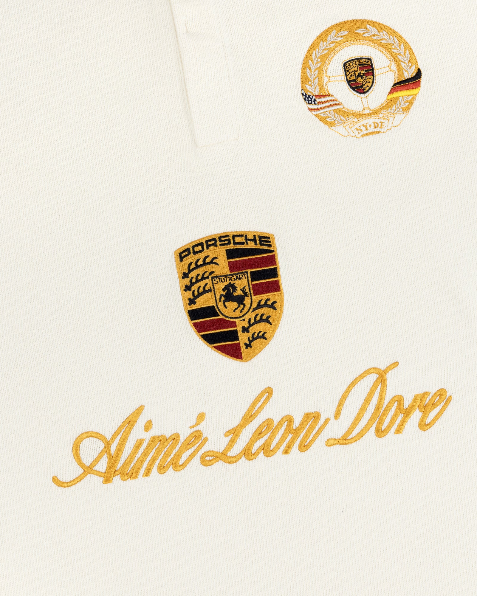 Aimé Leon Dore Porsche 993 Rugby Aime Leon Dore x Porsche Crest Rugby Red Men's - FW25 - US