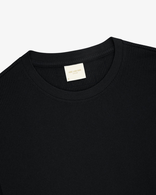 Long-Sleeve Mesh Moto Tee