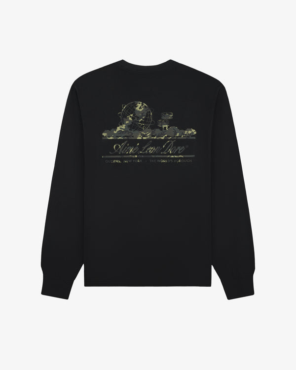 Long-Sleeve Camo Unisphere Tee
