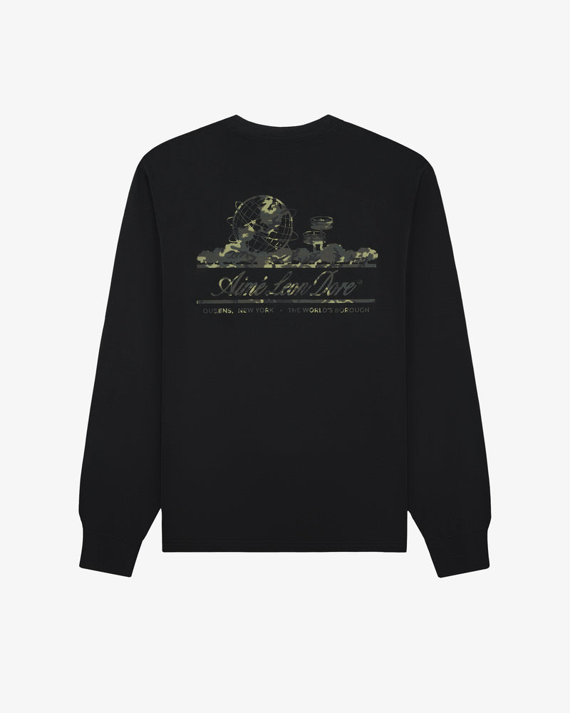 Long-Sleeve Camo Unisphere Tee
