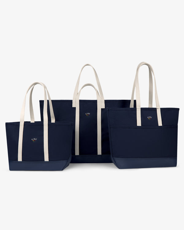 Medium Crest Canvas Tote