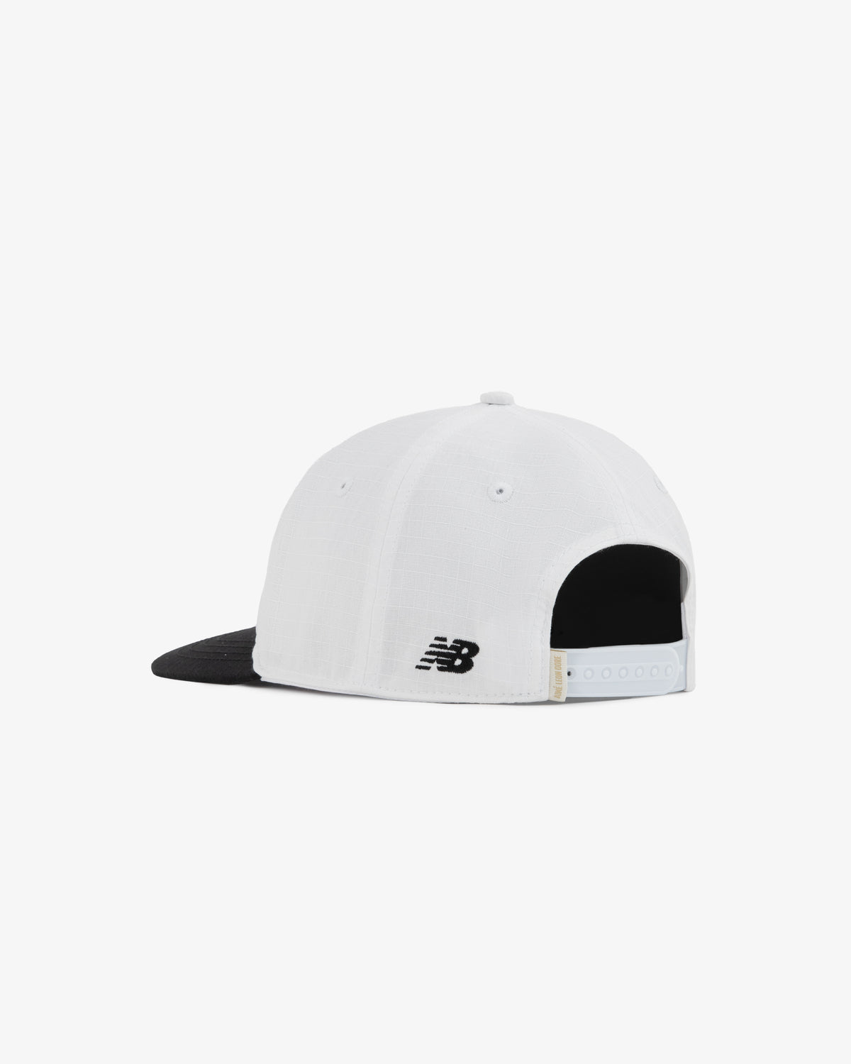 The ALD / New Balance SONNY NY League Hat in black and white, shown from the back on a white background.