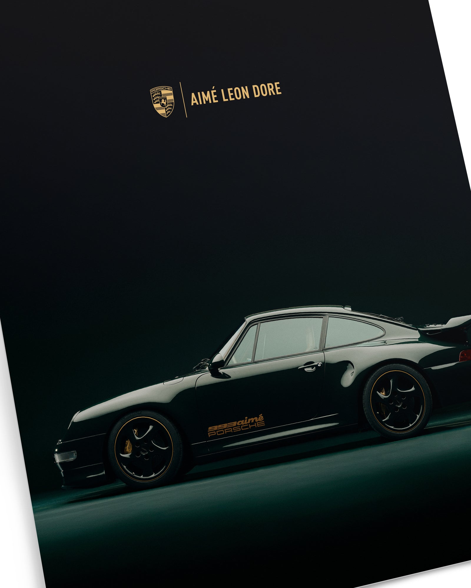 即完売 aime leon dore × Porsche ポルシェ ポスター