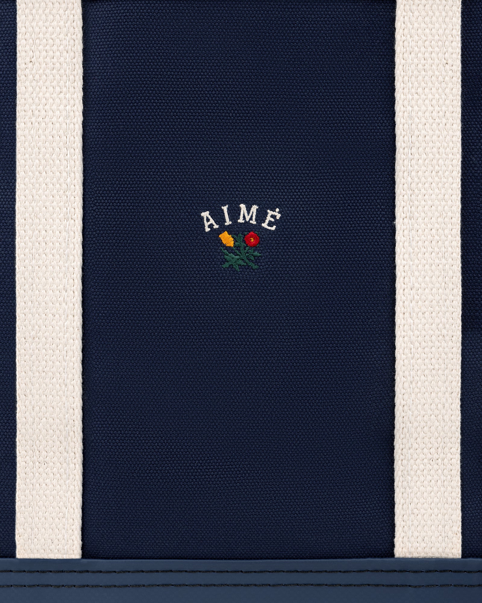 Small Crest Canvas Tote