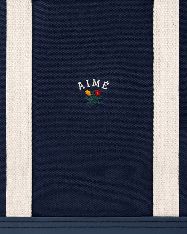 Small Crest Canvas Tote