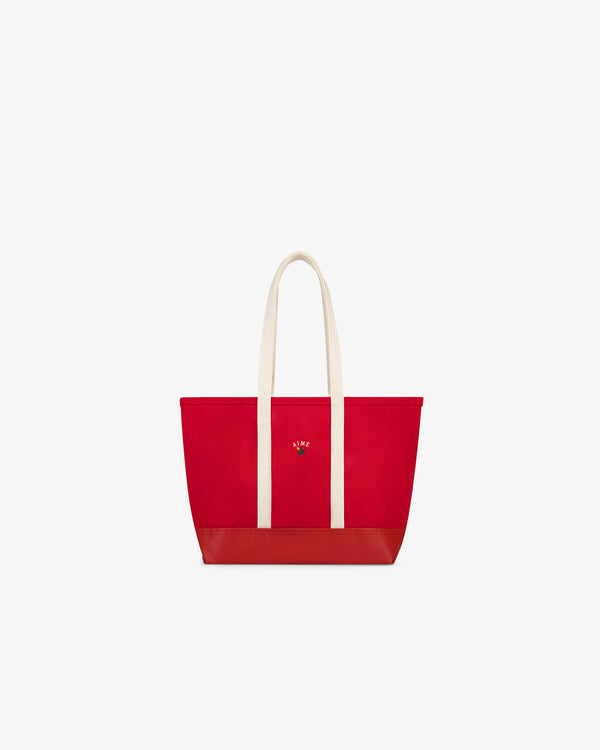 Small Crest Canvas Tote