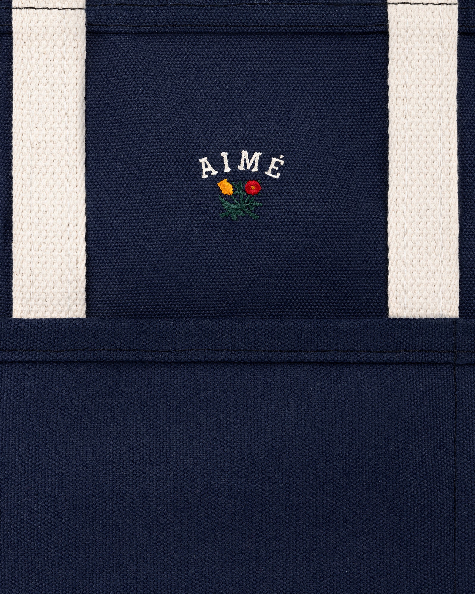 Medium Crest Canvas Tote