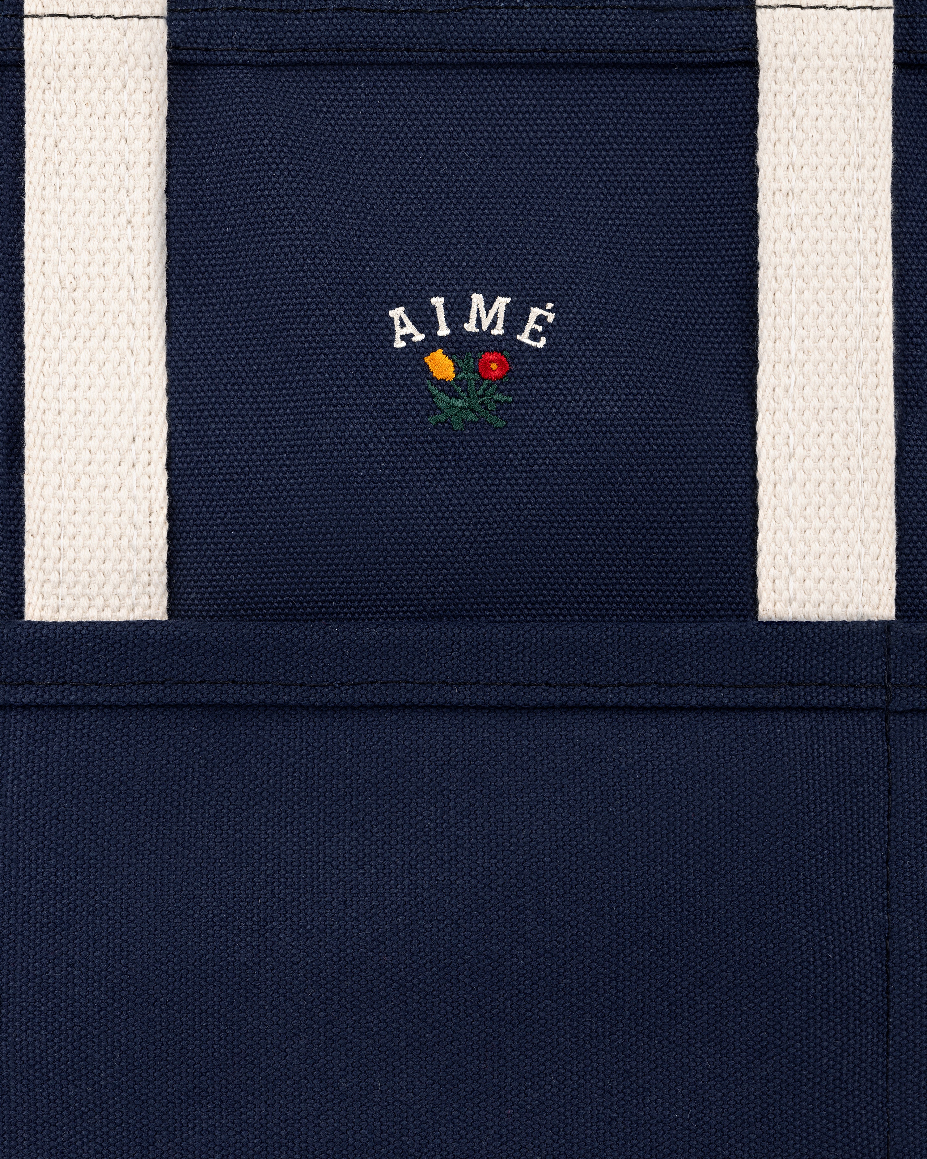Medium Crest Canvas Tote