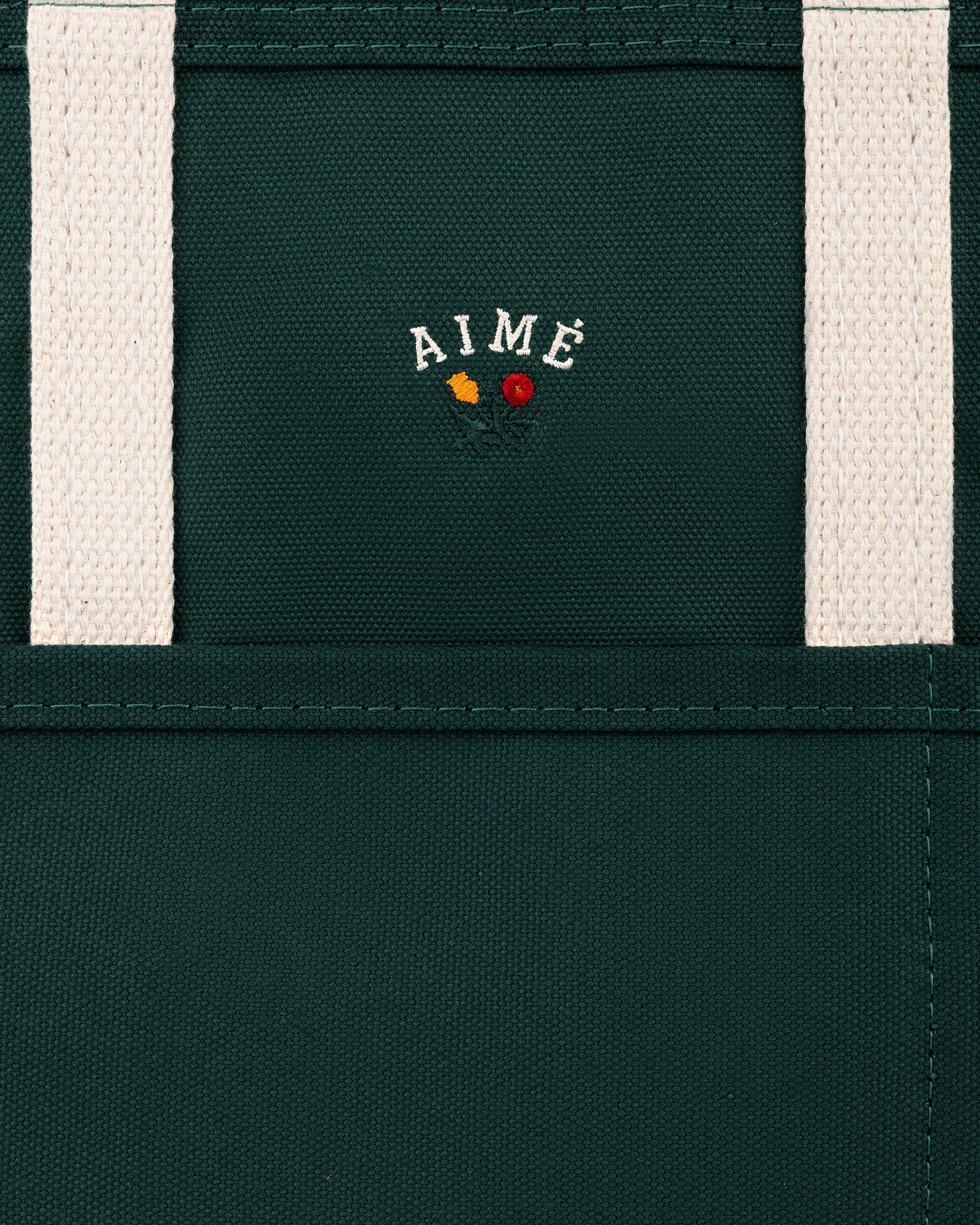 Medium Crest Canvas Tote