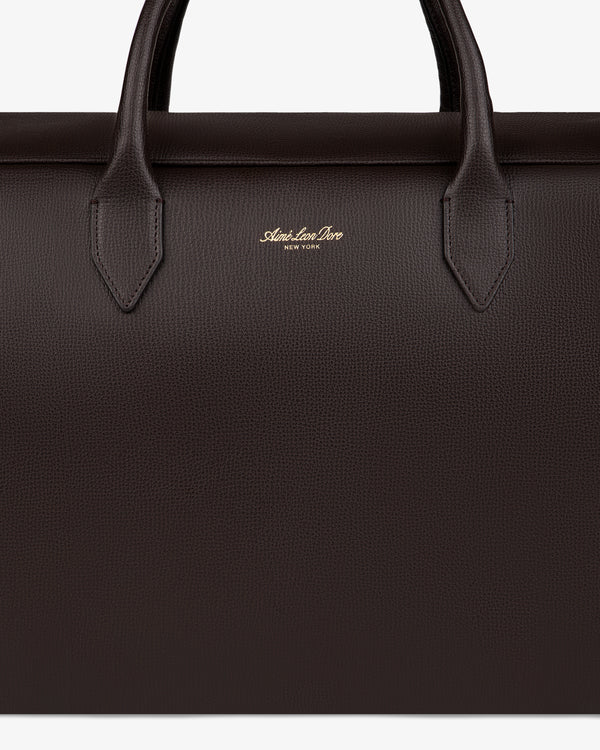 Full Grain   Leather Briefcase Duffle