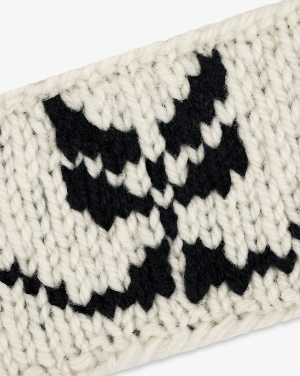 Hand Knit Jacquard Wool Headband