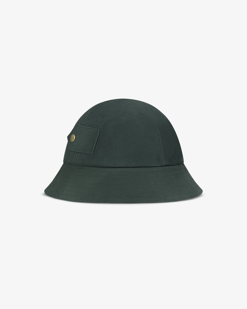 Suede Snap Bucket Hat