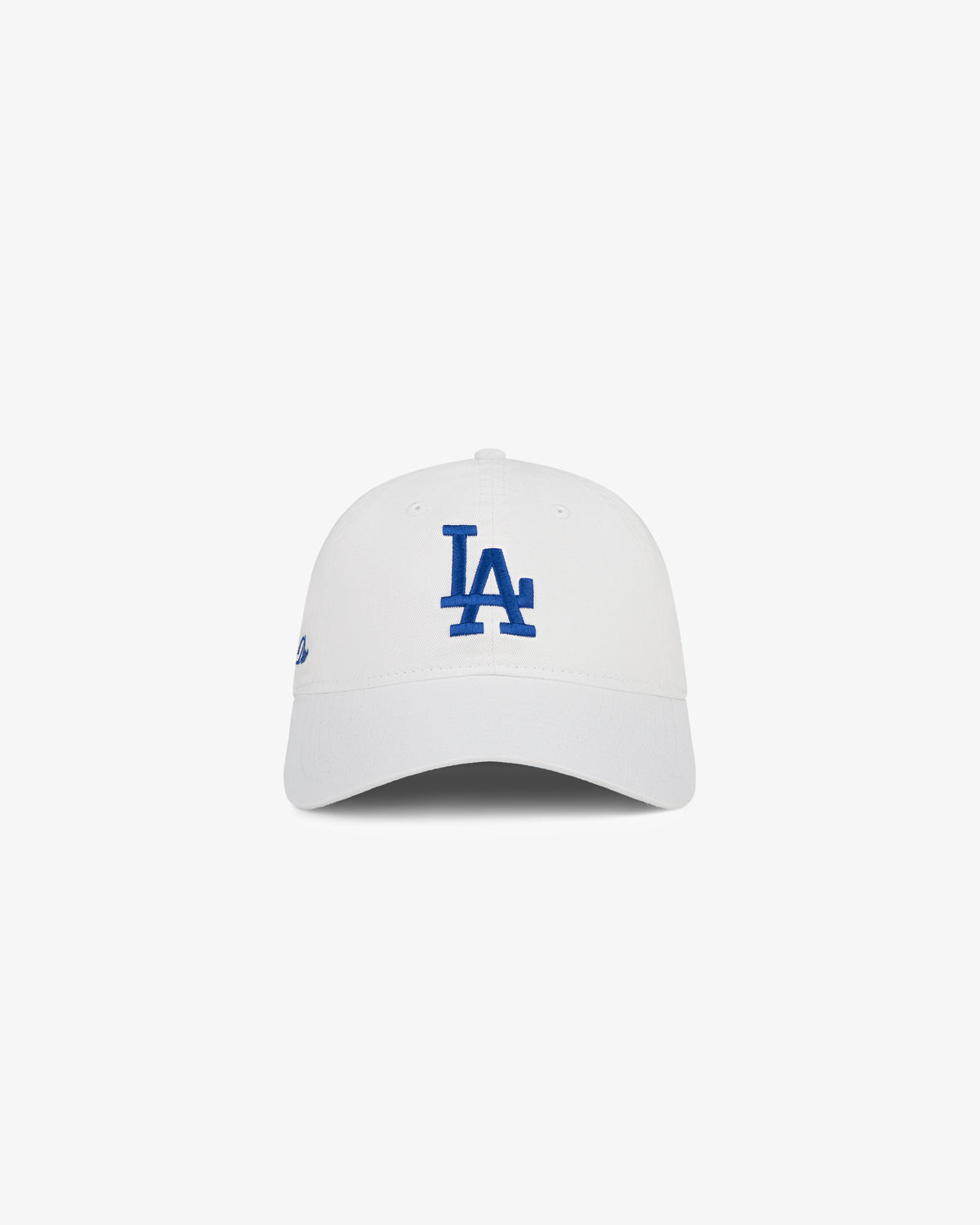 ALD / New Era Dodgers Ballpark Hat with blue LA logo, shown on a plain white background.