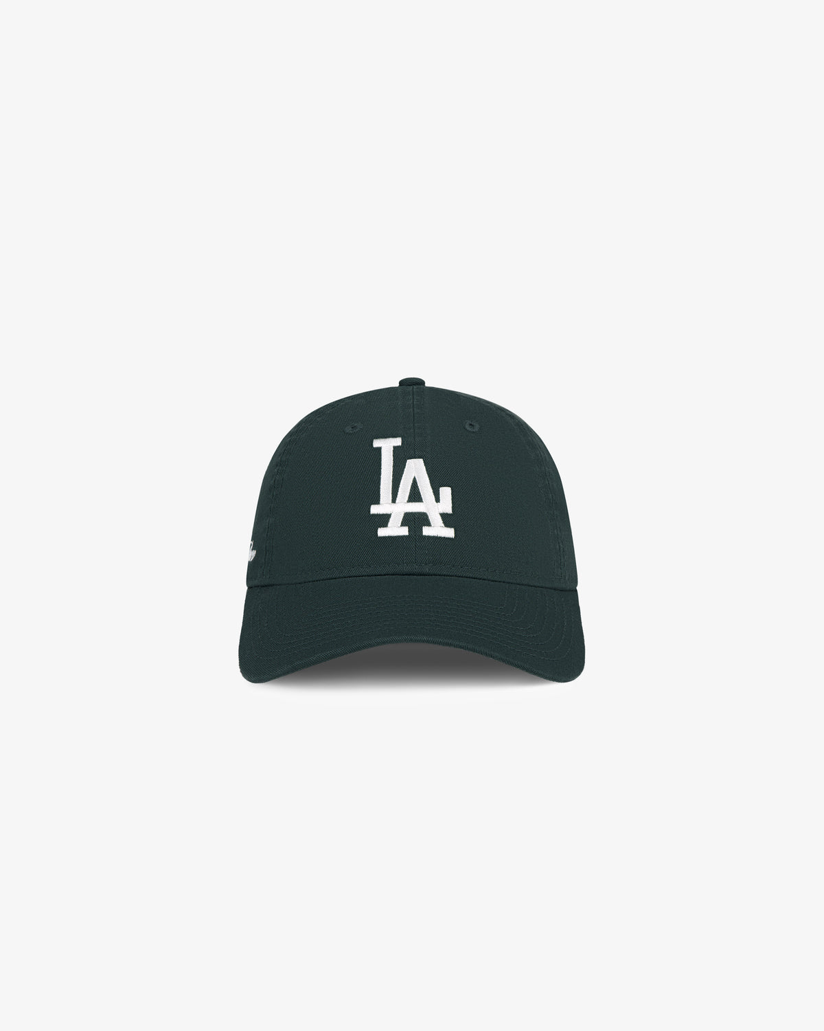 The ALD / New Era Dodgers Ballpark Hat is a black cap with a white LA logo, shown on a plain white background.