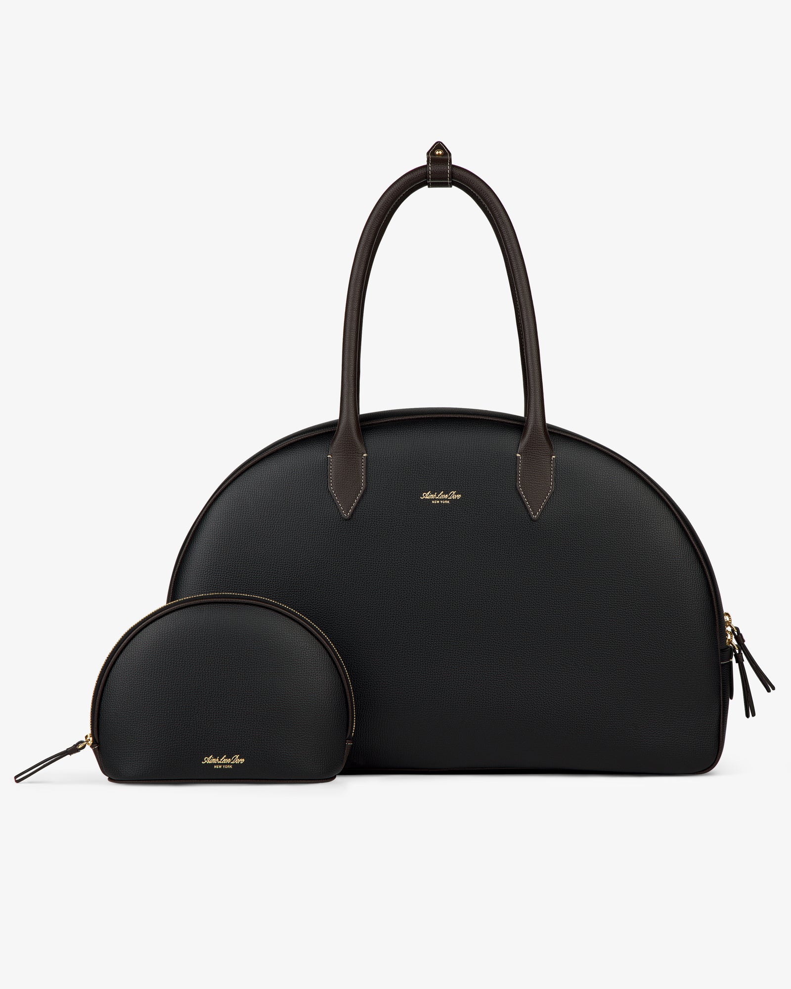 Full Grain Leather Crescent Shoulder Bag