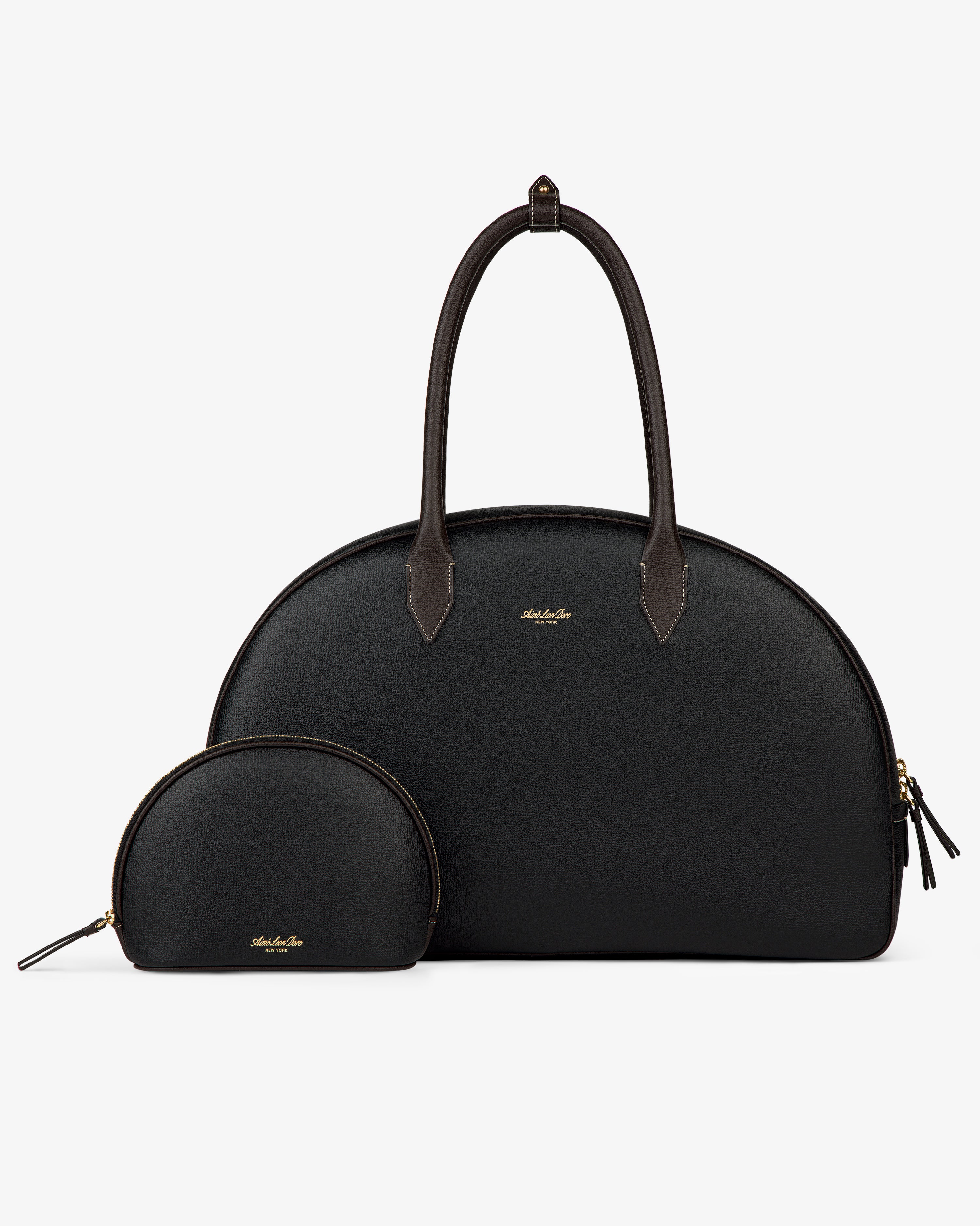 Full Grain Leather Crescent Shoulder Bag