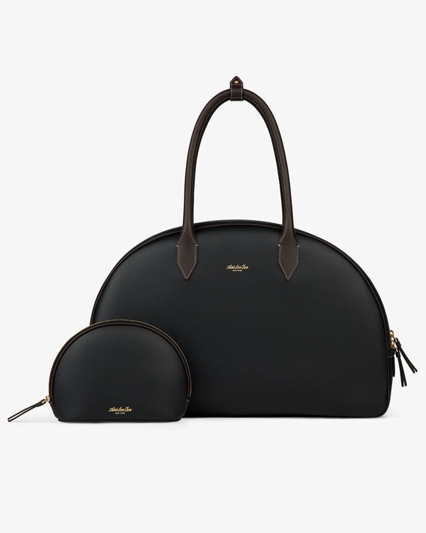 Full Grain Leather Crescent Shoulder Bag