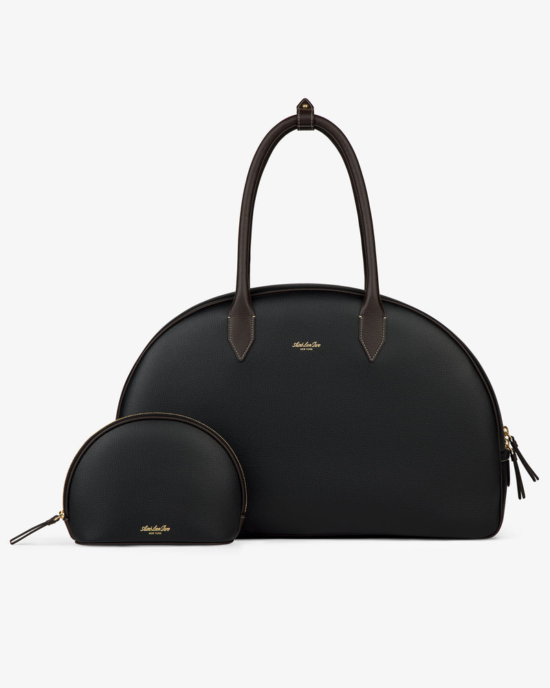 Full Grain Leather Crescent Shoulder Bag