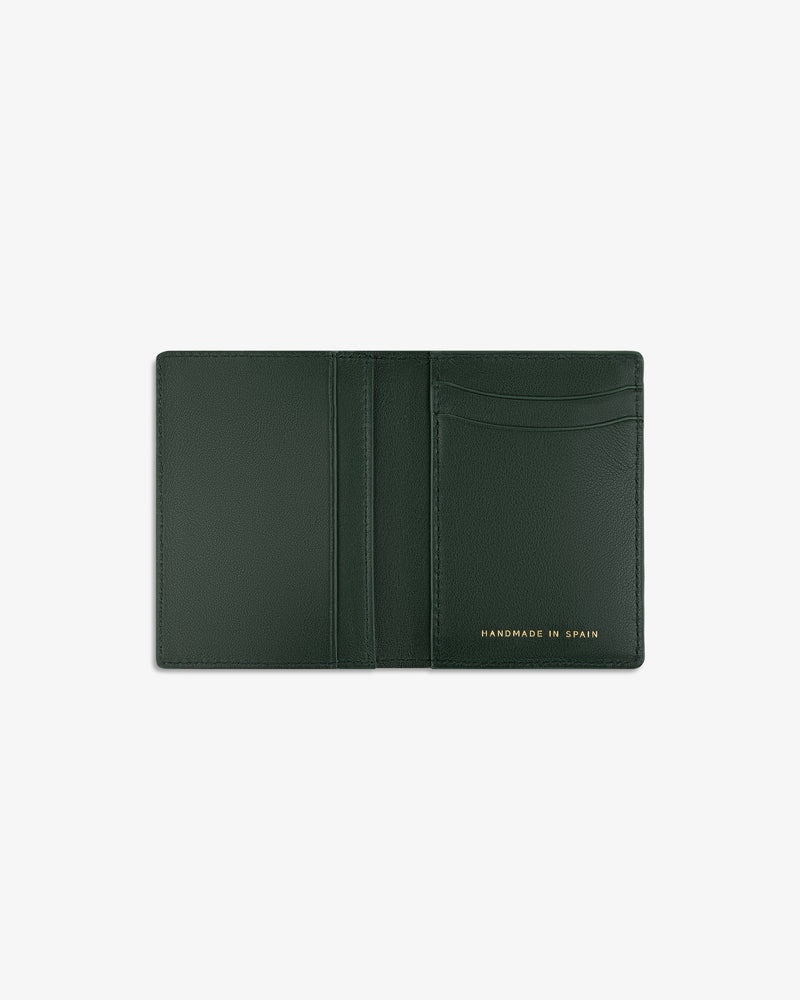 Croc-Embossed Leather Bi-Fold Wallet