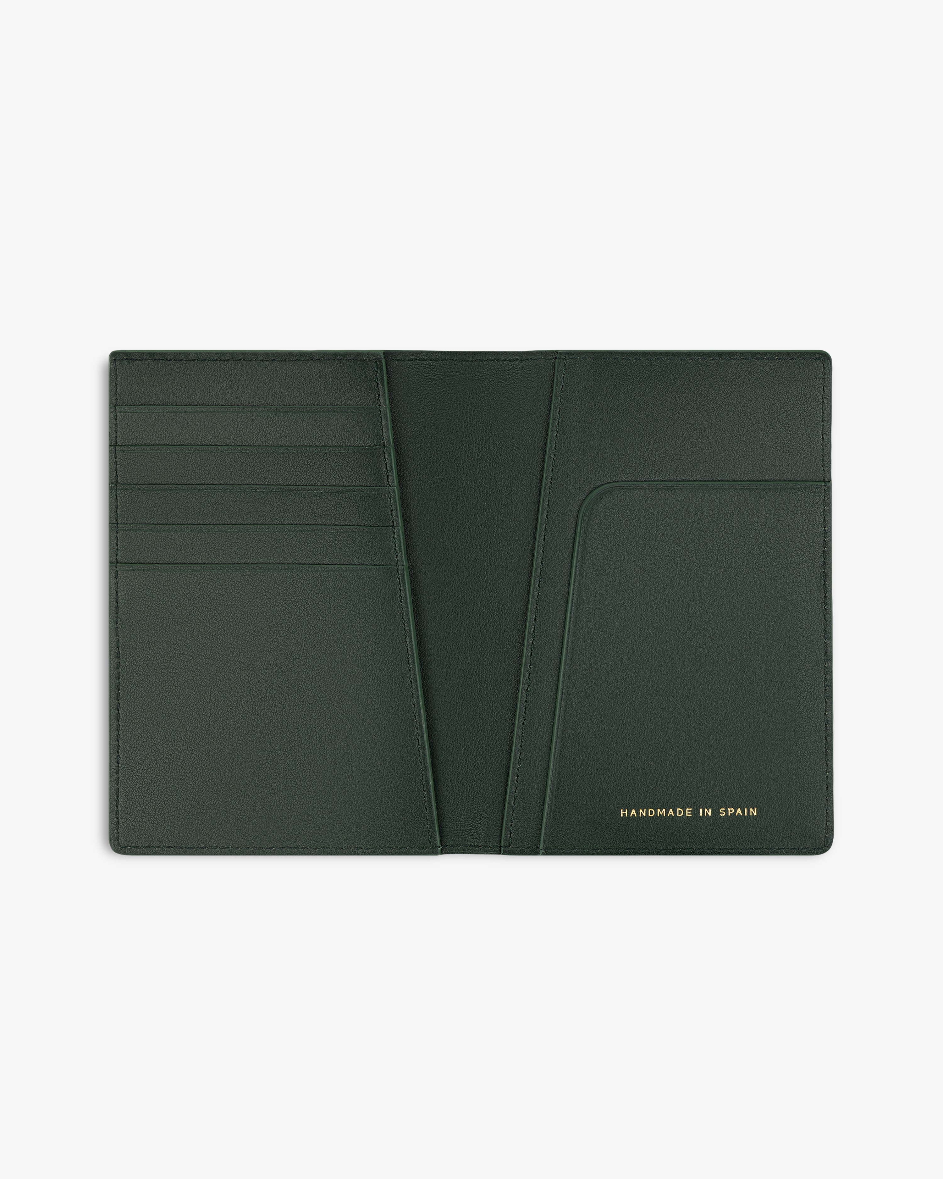 Croc-Embossed Leather Passport Holder