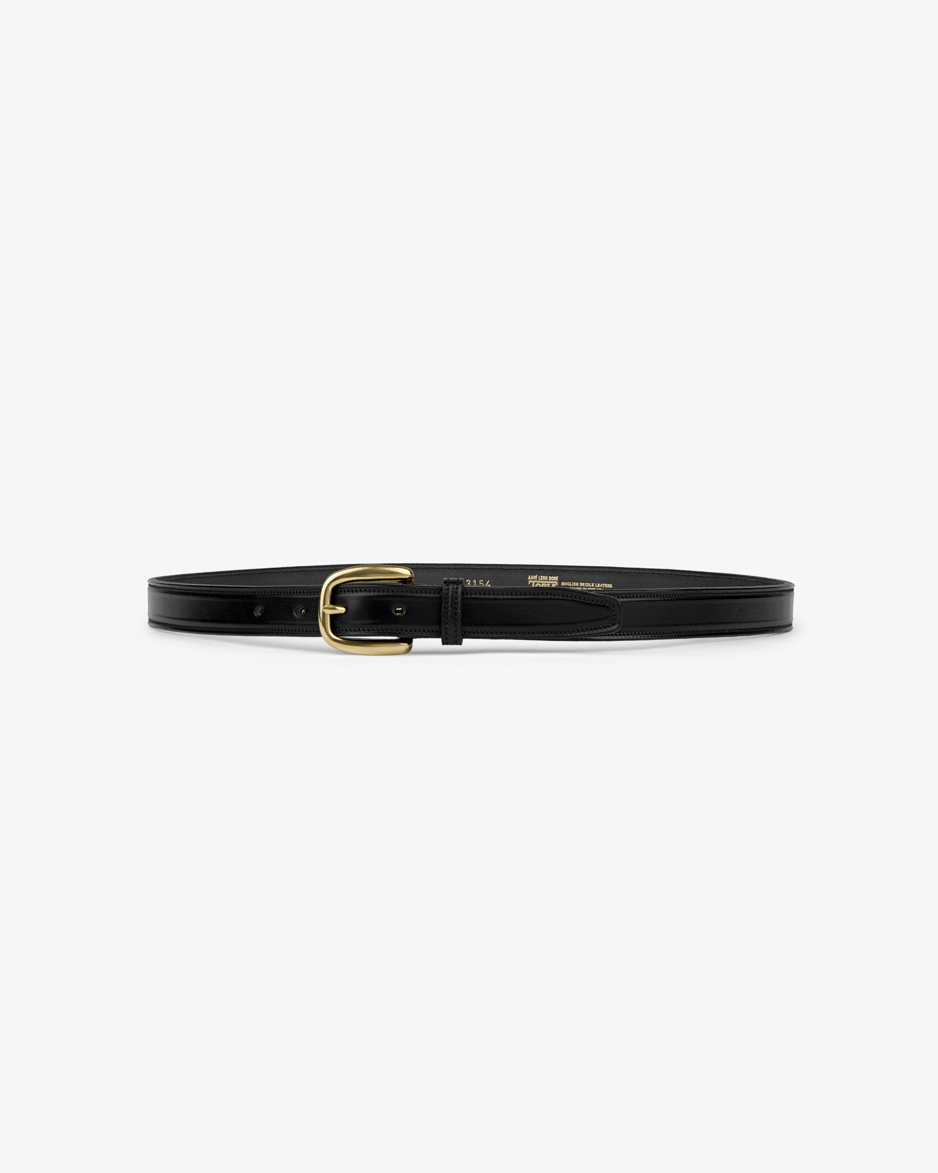 Saddle Stitch Leather Belt – Aimé Leon Dore
