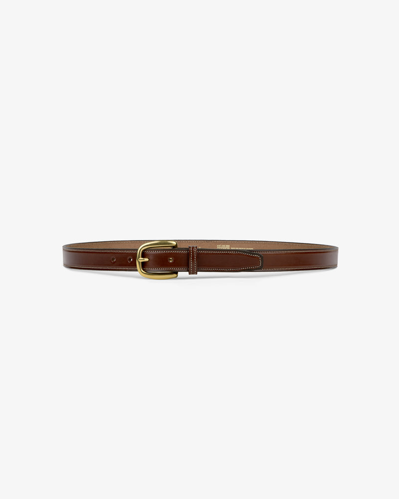 Saddle Stitch Leather Belt