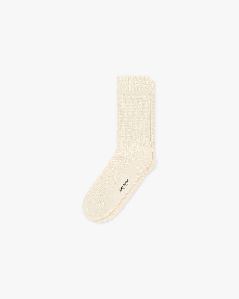 Waffle Knit Sock
