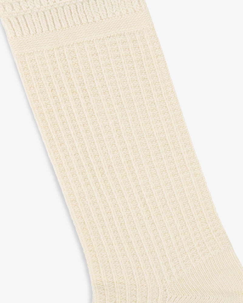 Waffle Knit Sock