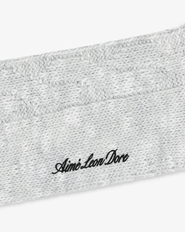 Cable Knit Hiking Sock