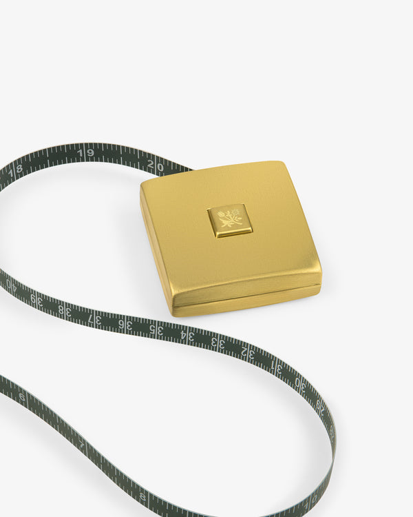 Queens Crest Brass Tape Measure