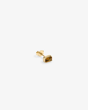 14Kt Gold Citrine Earring