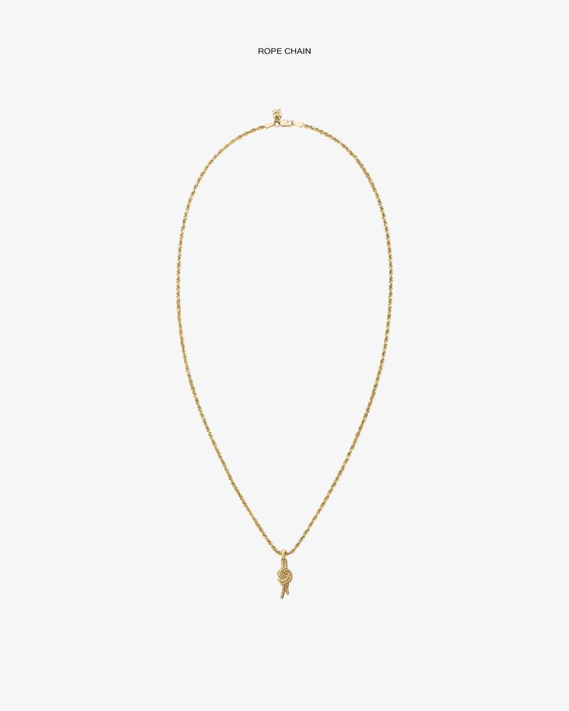 14Kt Gold Nautical Knot Pendant