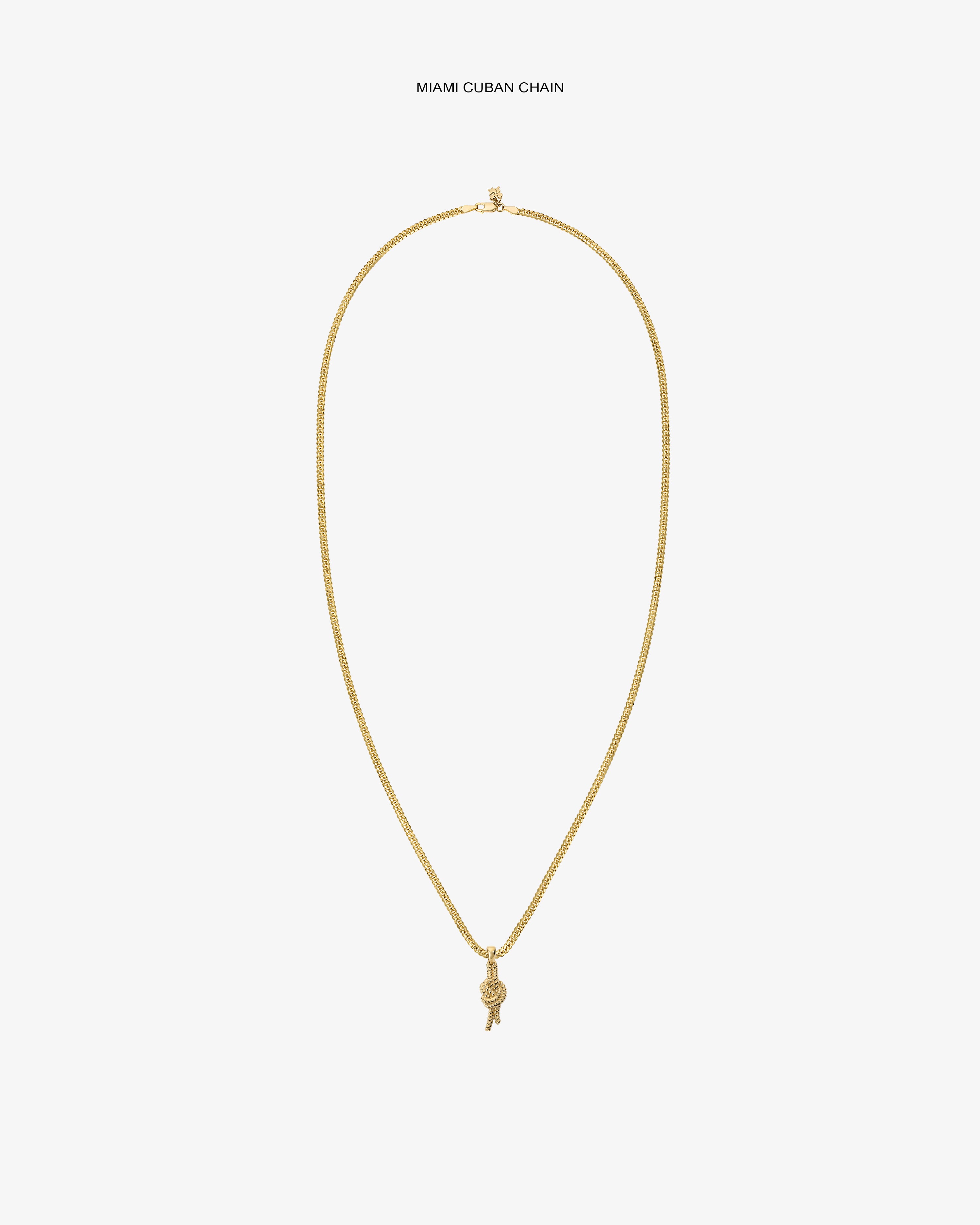 14Kt Gold Nautical Knot Pendant