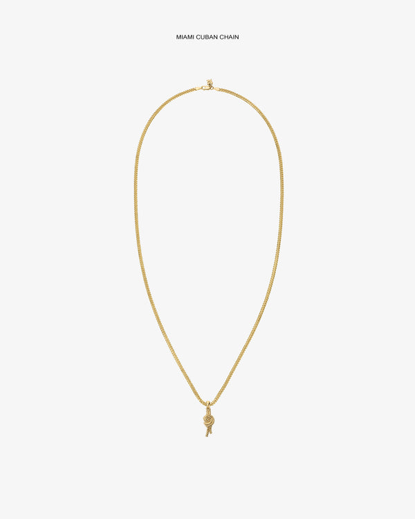 14Kt Gold Nautical Knot Pendant