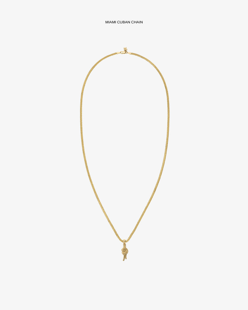 14Kt Gold Nautical Knot Pendant