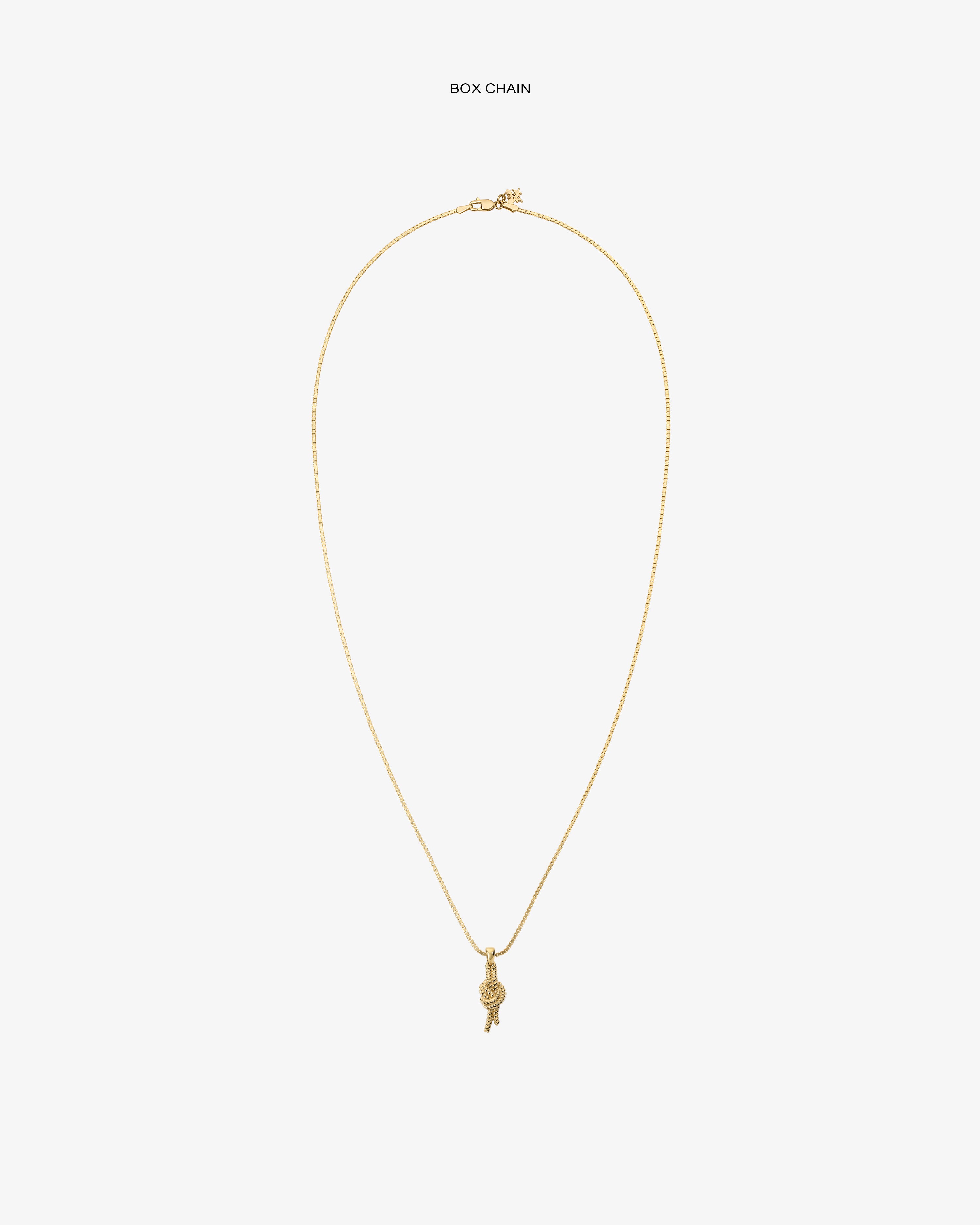 14Kt Gold Nautical Knot Pendant